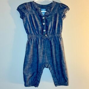 baby Gap Denim Romper 3-6M